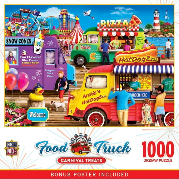 MasterPieces 1000 Piece Jigsaw Puzzle - Carnival Treats - 19.25"x26.75"