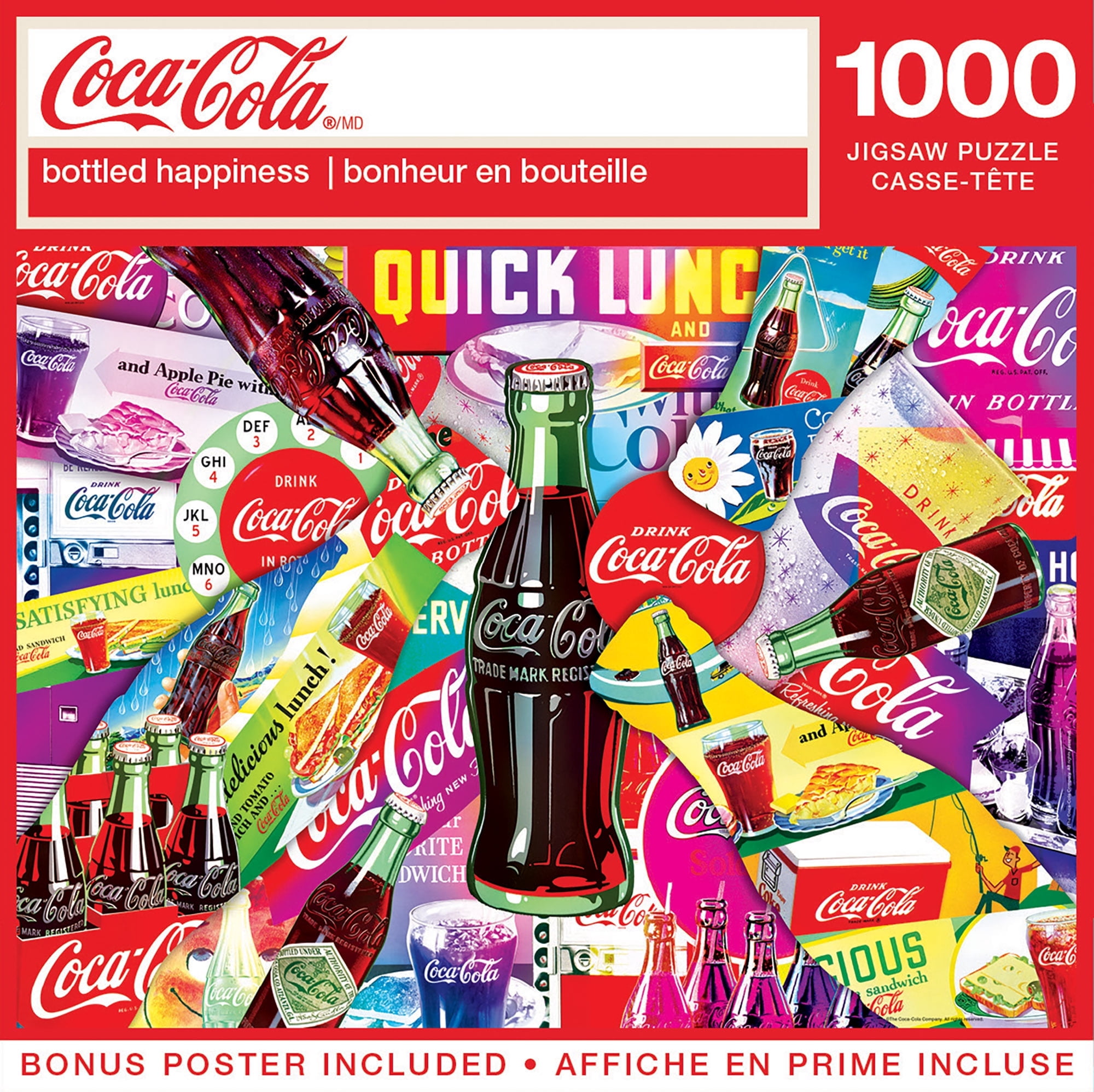 MasterPieces Coca-Cola Jigsaw Puzzle, 1000-Piece Coke Photomosaic