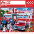 thumbnail image 1 of MasterPieces 1000 Piece Jigsaw Puzzle - Coca-Cola Diner - 19.25"x26.75", 1 of 6