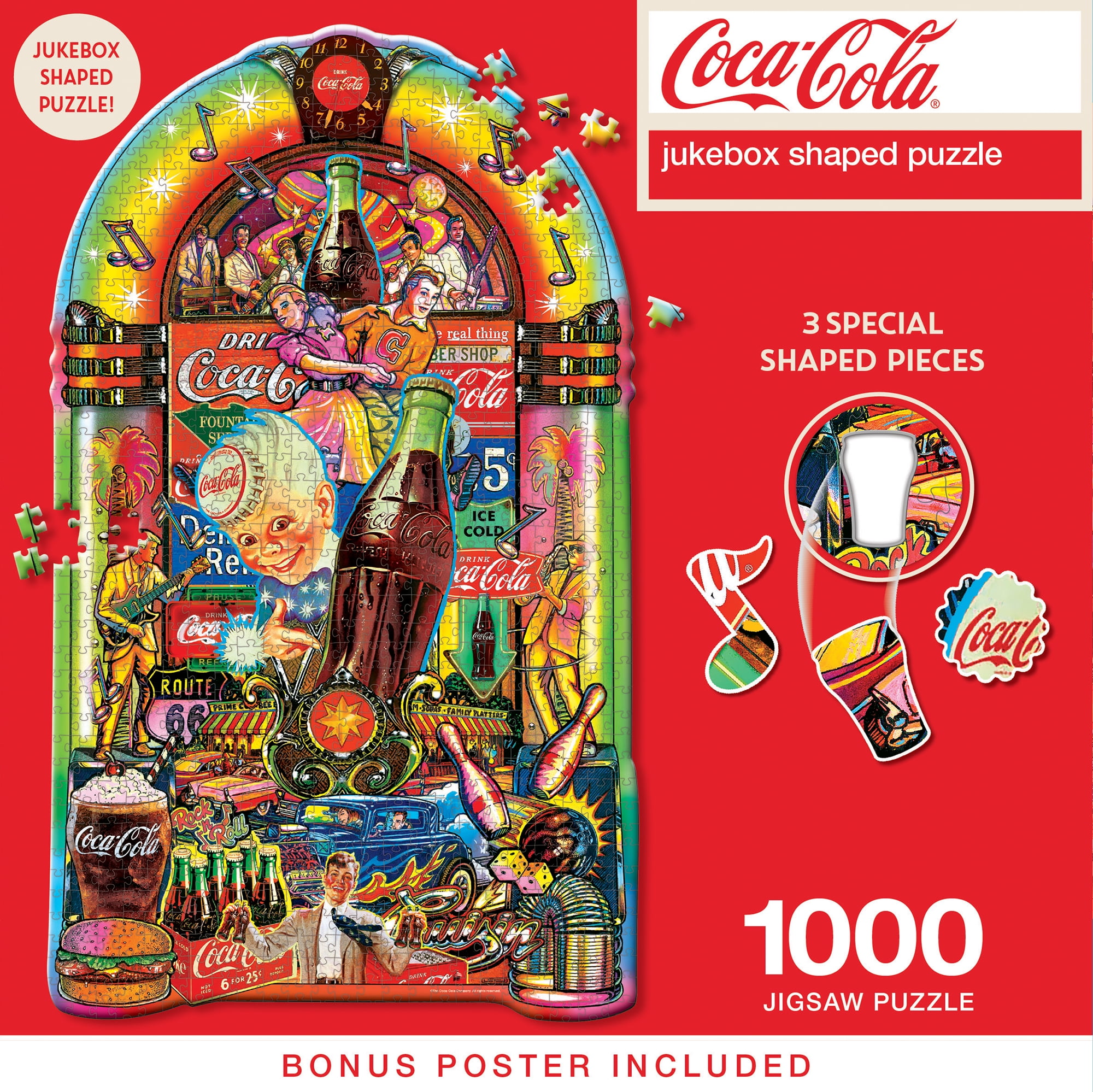Go-Go Mojo Coffee Vintage Poster 1000-Piece Jigsaw Puzzle For Adults - Premium Quality, Made In USA