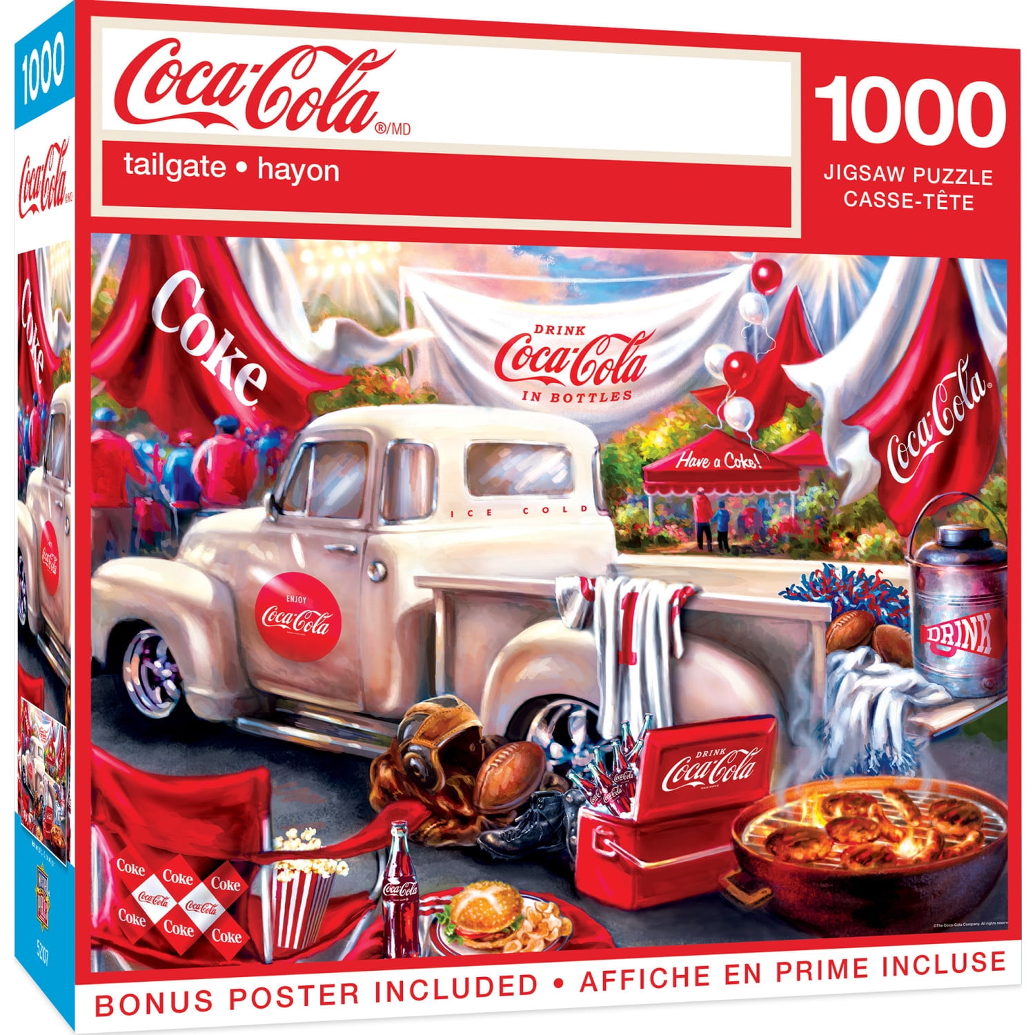 MasterPieces Coca-Cola Diner 1000 Piece Jigsaw Puzzle, 19.25