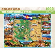 MasterPieces 1000 Piece Jigsaw Puzzle - Colorado Map - 19.25"x26.75"