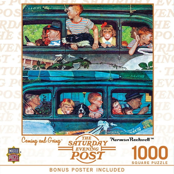 MasterPieces 1000 Piece Jigsaw Puzzle - Coming and Going - 25"x25"