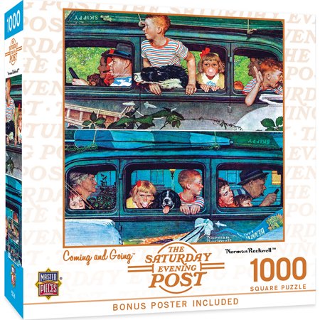 MasterPieces 1000 Piece Jigsaw Puzzle - Coming and Going - 25"x25"