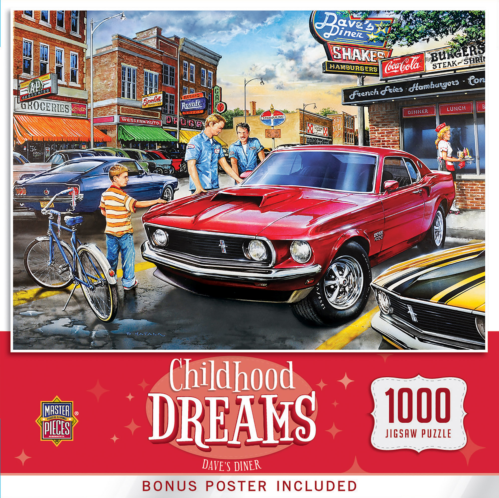 Masterpieces 1000 piece puzzle well stocked shelves 19 25 x26 75