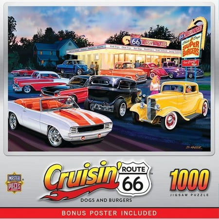 MasterPieces 1000 Piece Jigsaw Puzzle - Dogs & Burgers - 19.25"x26.75"