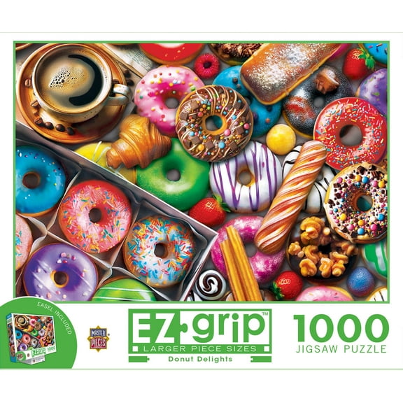 MasterPieces 1000 Piece Jigsaw Puzzle - Donut Delights - 23.5"x34"
