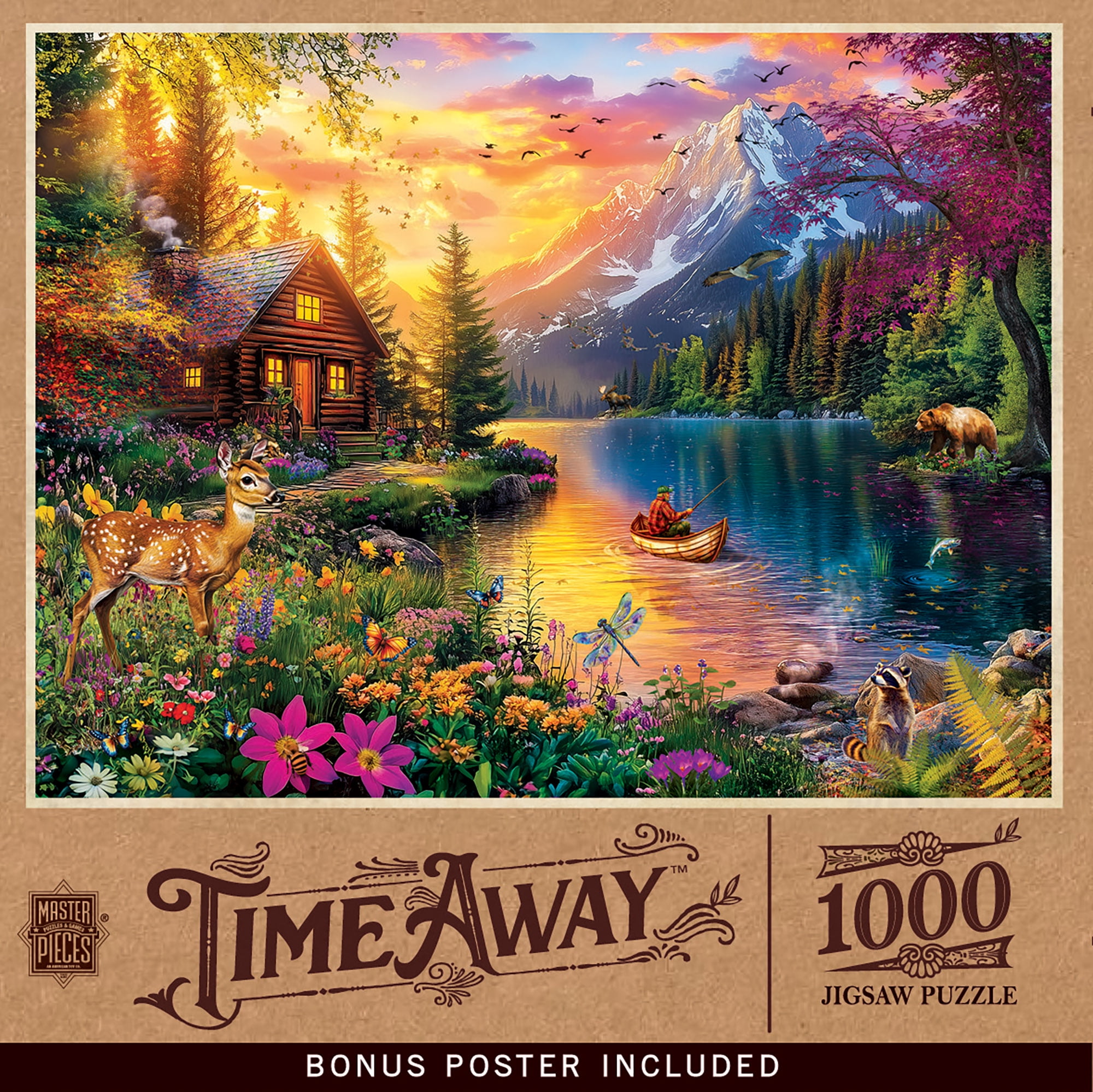 MasterPieces 1000 Piece Jigsaw Puzzle - Evening Tranquility - Scenic ...