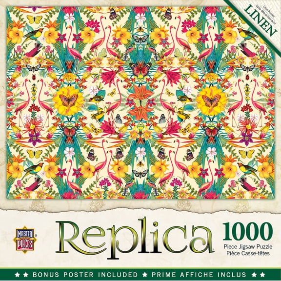 MasterPieces 1000 Piece Jigsaw Puzzle - Flamingos - 19.25"x26.75"