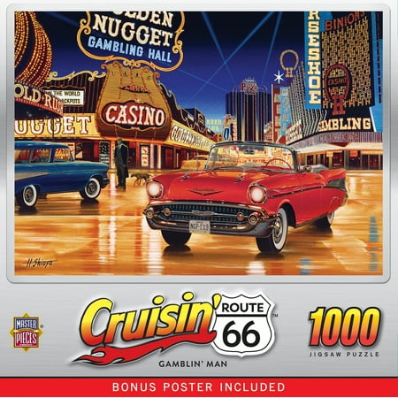 MasterPieces 1000 Piece Jigsaw Puzzle - Gamblin' Man - 19.25"x26.75"