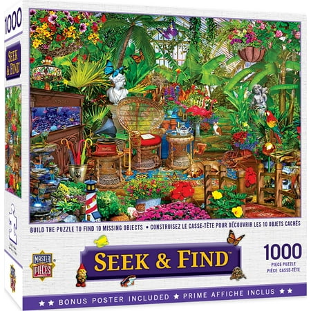MasterPieces 1000 Piece Jigsaw Puzzle - Garden Hideaway - 19.25"x26.75"