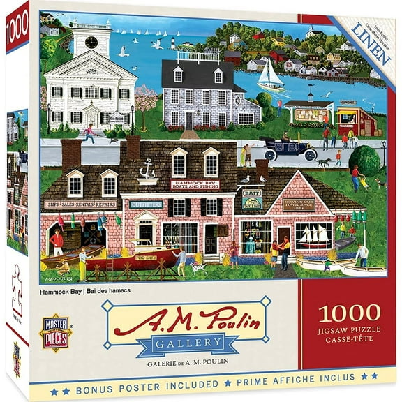 MasterPieces 1000 Piece Jigsaw Puzzle - Hammock Bay - 19.25"x26.75"