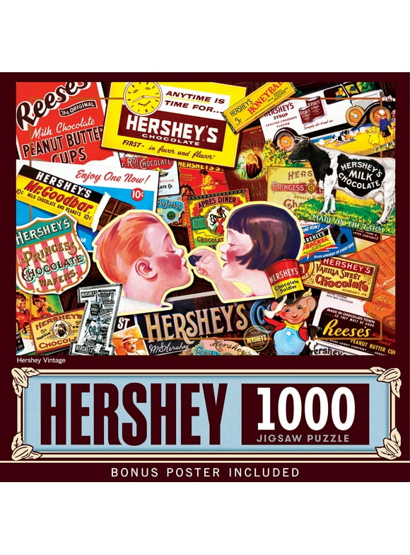 MasterPieces 1000 Piece Jigsaw Puzzle - Hershey Vintage - 19.25"x26.75"