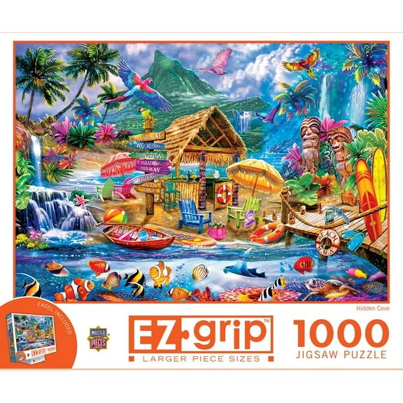 MasterPieces 1000 Piece Jigsaw Puzzle - Hidden Cove - 23.5"x34"