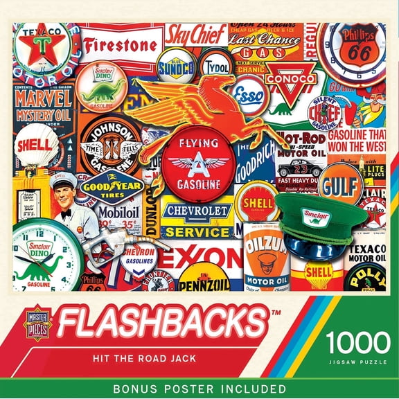 MasterPieces 1000 Piece Jigsaw Puzzle - Hit the Road Jack - 19.25"x26.75"
