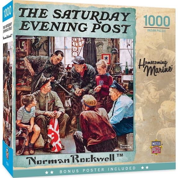 MasterPieces 1000 Piece Jigsaw Puzzle - Homecoming Marine - 25"x25"