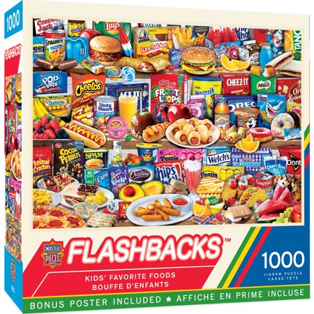 MasterPieces 1000 Piece Jigsaw Puzzle - Favorite Foods - 19.25"x26.75"