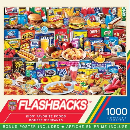 MasterPieces 1000 Piece Jigsaw Puzzle - Favorite Foods - 19.25"x26.75"