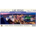 thumbnail image 1 of MasterPieces 1000 Piece Panoramic Jigsaw Puzzle - Las Vegas - 13"x39", 1 of 5