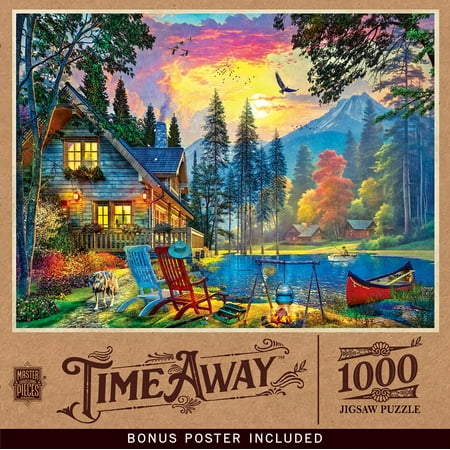 MasterPieces 1000 Piece Jigsaw Puzzle - Last Days of Summer - Nature Lakeside Retreat