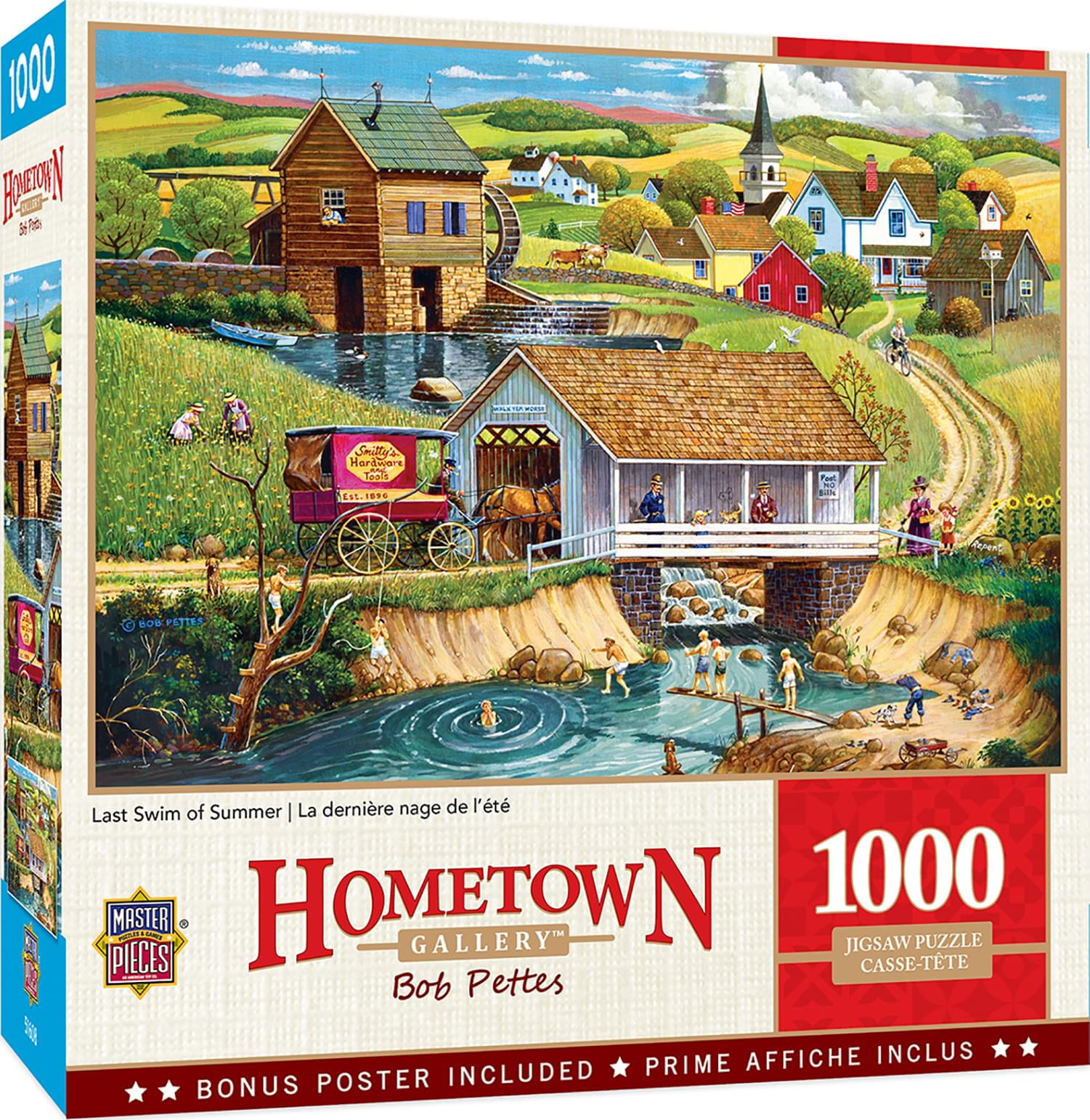 MasterPieces 1000 Piece Jigsaw Puzzle - Last Swim of Summer - 19.25"x26.75"