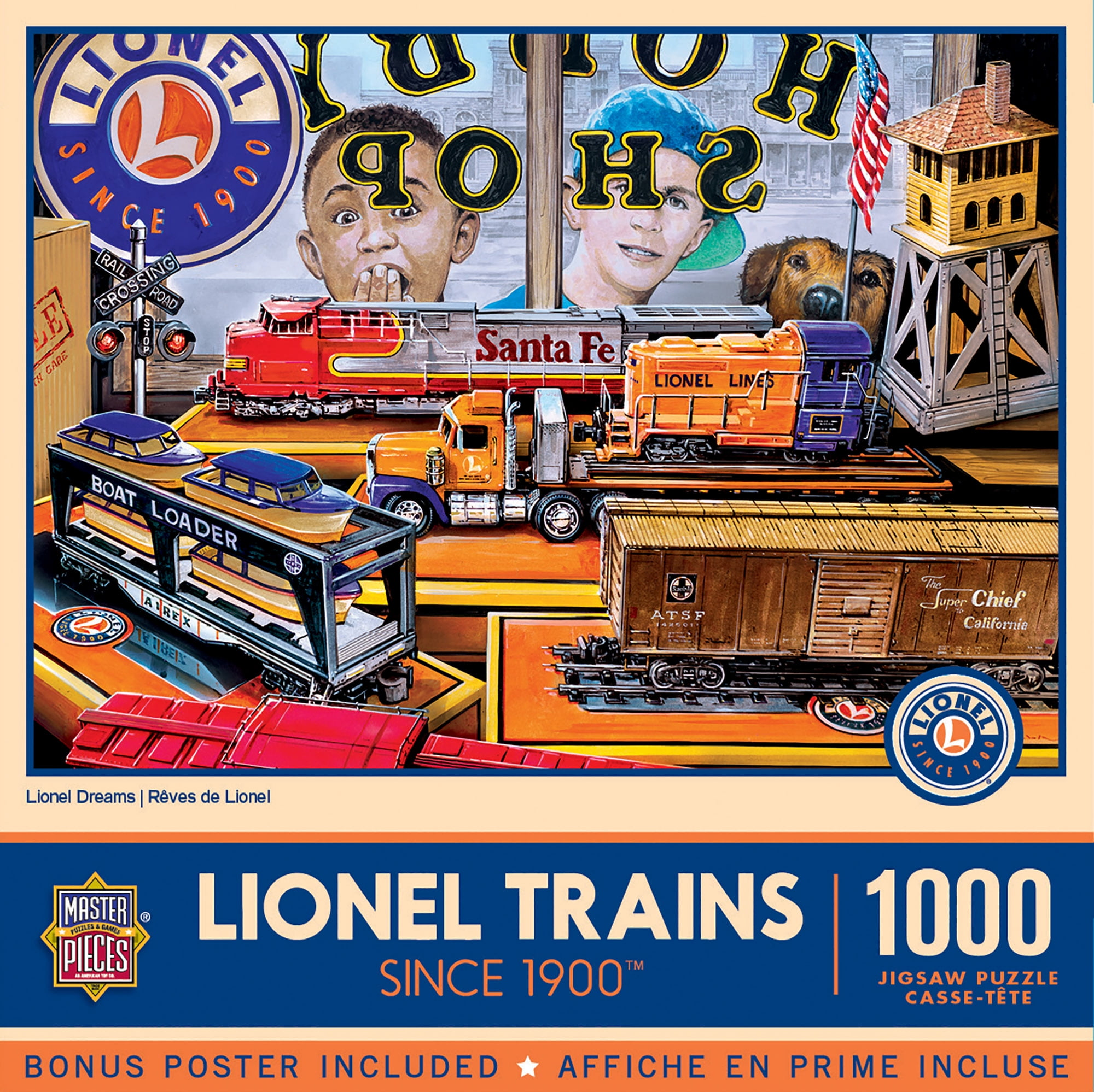 MasterPieces 1000 Piece Jigsaw Puzzle Lionel Dreams 19.25"x26.75