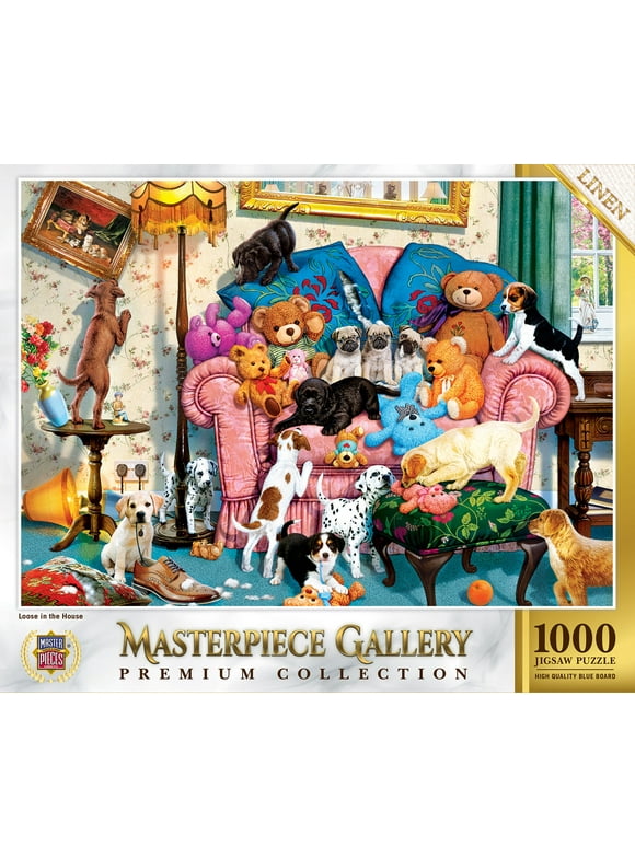MasterPieces 1000 Piece Jigsaw Puzzle - Loose in the House - 26.8"x19.3"