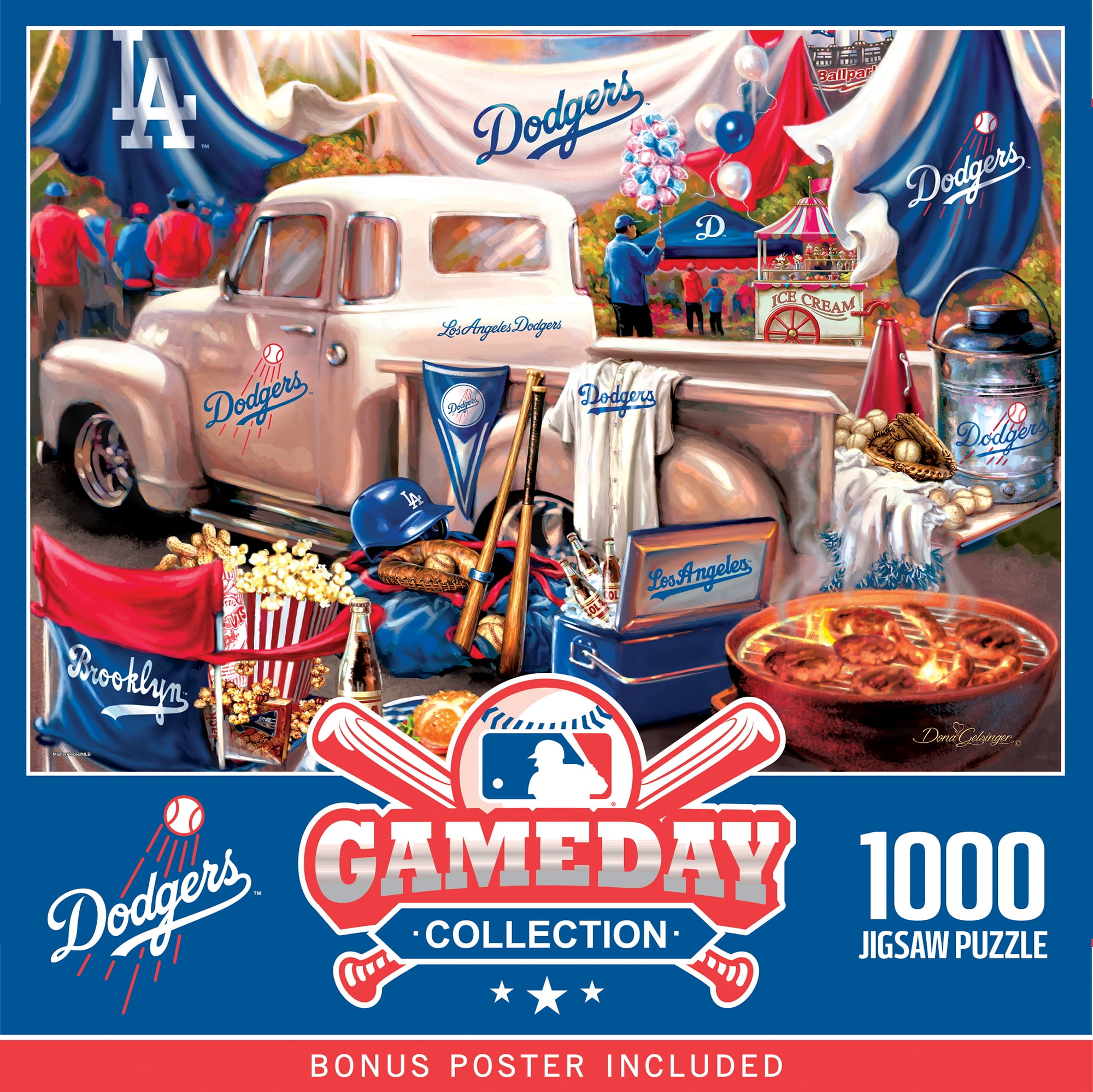 ドジャース ジグソーパズル LosAngeles Dodgers MasterPieces 1000 Piece Jigsaw Puzzle - MLB Los Angeles