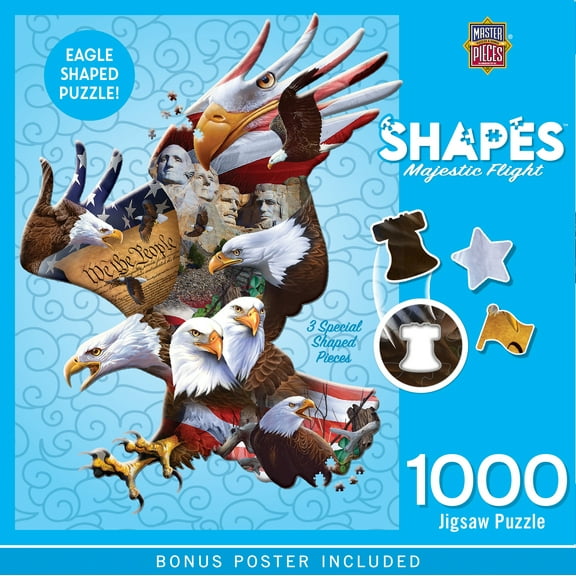 MasterPieces 1000 Piece Jigsaw Puzzle - Majestic Flight - 23.5"x32.2"