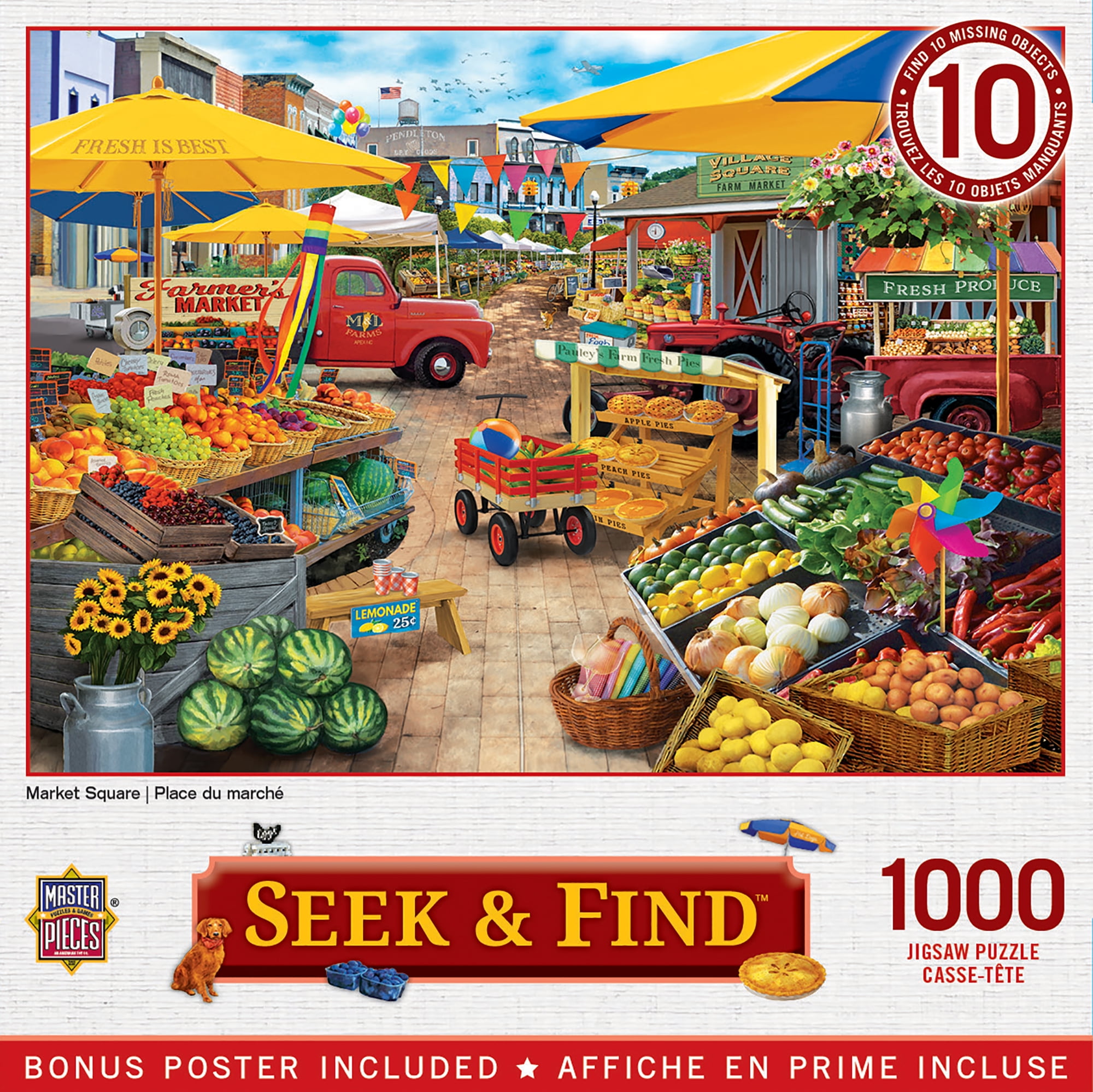 Master Pieces Indian Chief Mosaic 1000 Piece Jigsaw Puzzle (19.25" X 26.75")