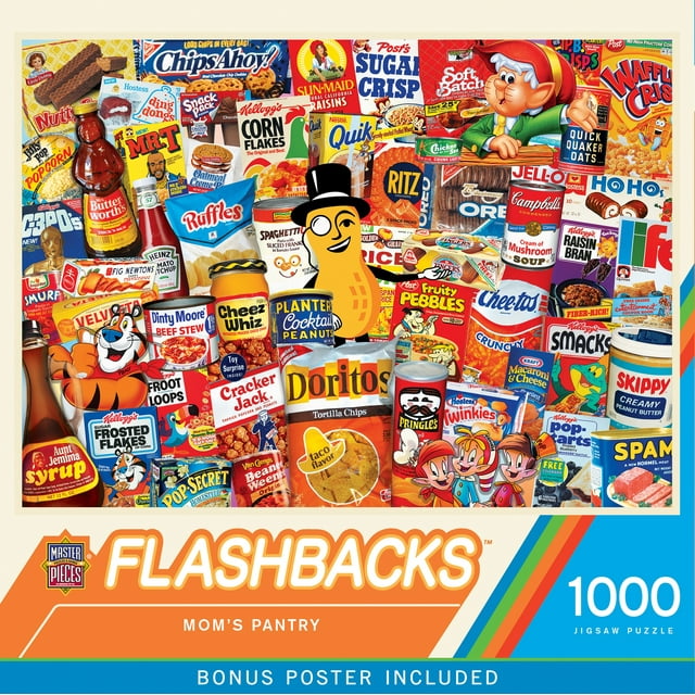 "MasterPieces Vintage 1000 Piece Jigsaw Puzzle Mom's Pantry 19.25
