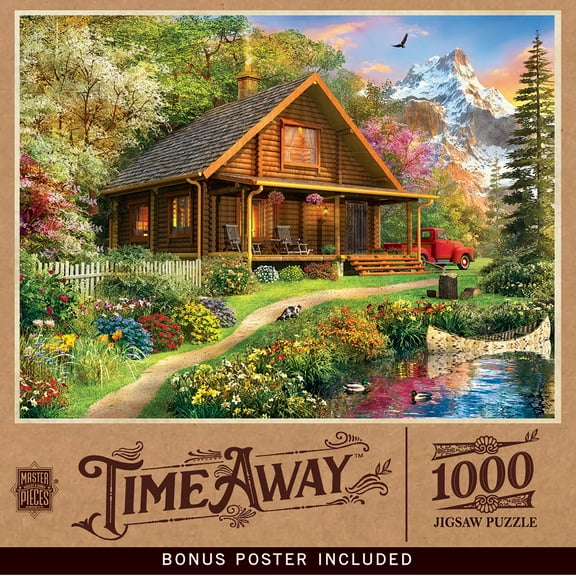 MasterPieces 1000 Piece Jigsaw Puzzle - Mountain Retreat - 19.25"x26.75"