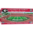 thumbnail image 1 of MasterPieces - 1000 Piece Jigsaw Puzzle, NCAA Georgia Bulldogs, Panoramic Football Stadium View, Fun for Adults and Family, 13" x39, 1 of 4