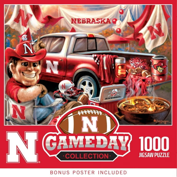 Nebraska Cornhuskers Gameday 1000 Piece Jigsaw Puzzle - NCAA Sports Fan Collection