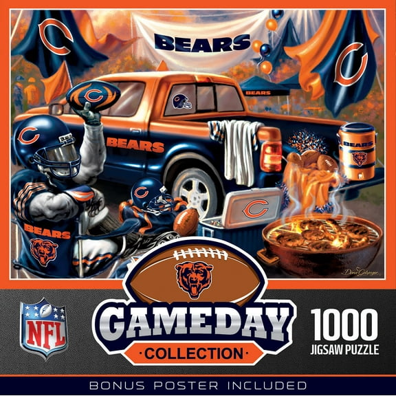 MasterPieces 1000 Piece Jigsaw Puzzle - NFL Chicago Bears Gameday