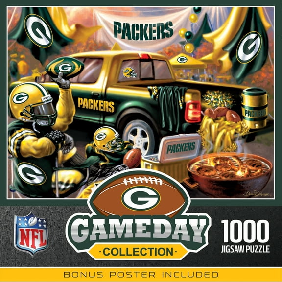 MasterPieces 1000 Piece Jigsaw Puzzle - NFL Green Bay Packers Gameday