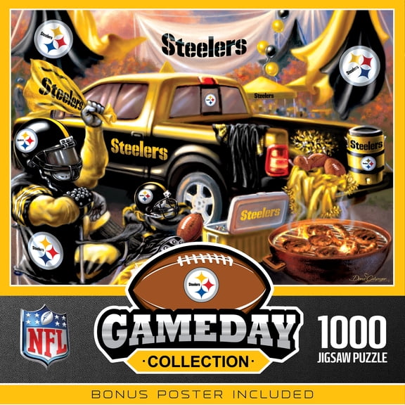 MasterPieces 1000 Piece Jigsaw Puzzle - NFL Pittsburgh Steelers Gameday