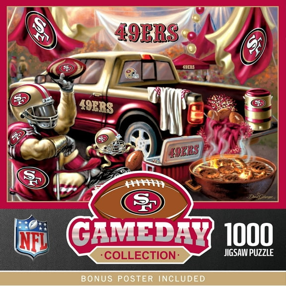 MasterPieces 1000 Piece Jigsaw Puzzle - NFL San Francisco 49ers Gameday