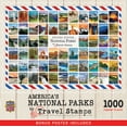 thumbnail image 1 of MasterPieces National Parks Travel Stamps 1000 Piece Adult Jigsaw Puzzle 19.25" by 26.75", 1 of 6