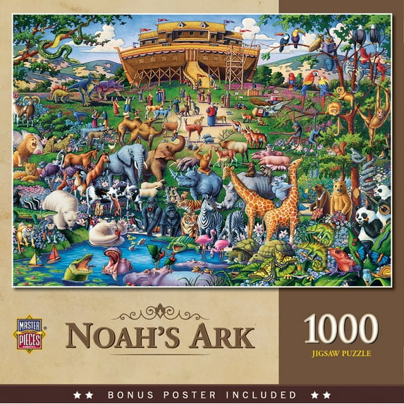 MasterPieces 1000 Piece Jigsaw Puzzle - Noah's Ark - 19.25"x26.75"