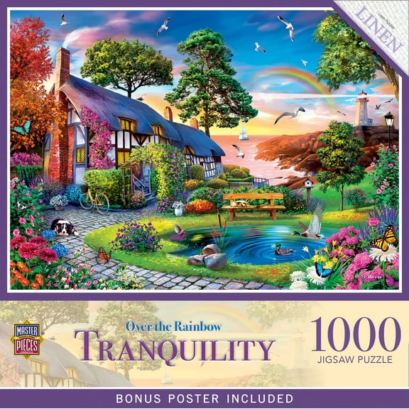 MasterPieces 1000 Piece Jigsaw Puzzle - Over the Rainbow - 19.25"x26.75"