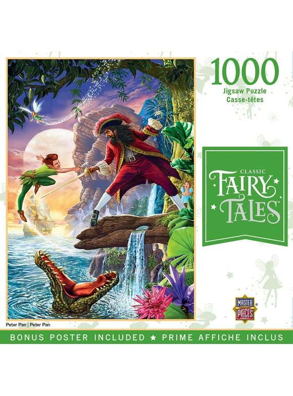 MasterPieces 1000 Piece Jigsaw Puzzle - Peter Pan - 19.25"x26.75"