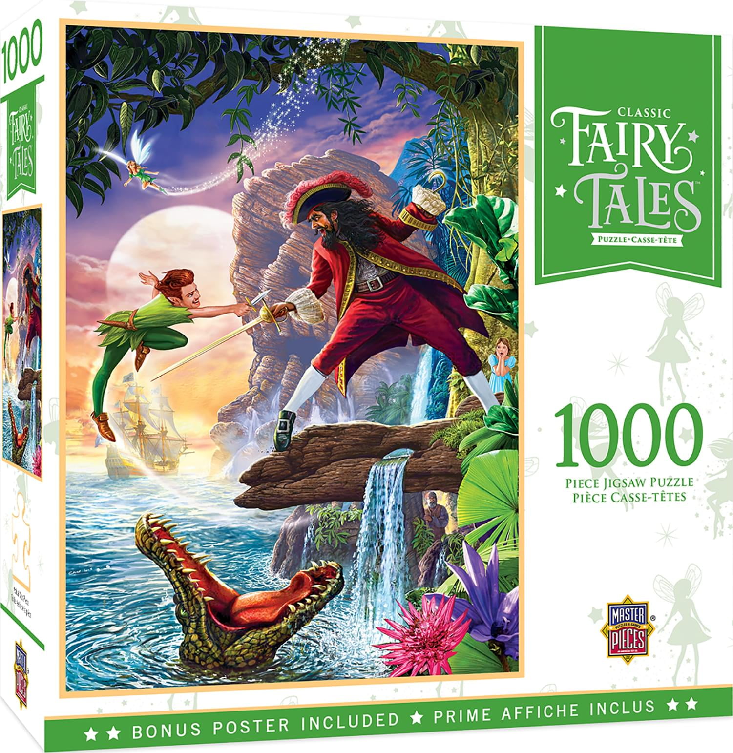MasterPieces 1000 Piece Jigsaw Puzzle - Peter Pan - 19.25"x26.75 ...