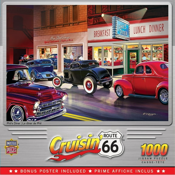 MasterPieces 1000 Piece Jigsaw Puzzle - Phil's Diner - 19.25"x26.75"