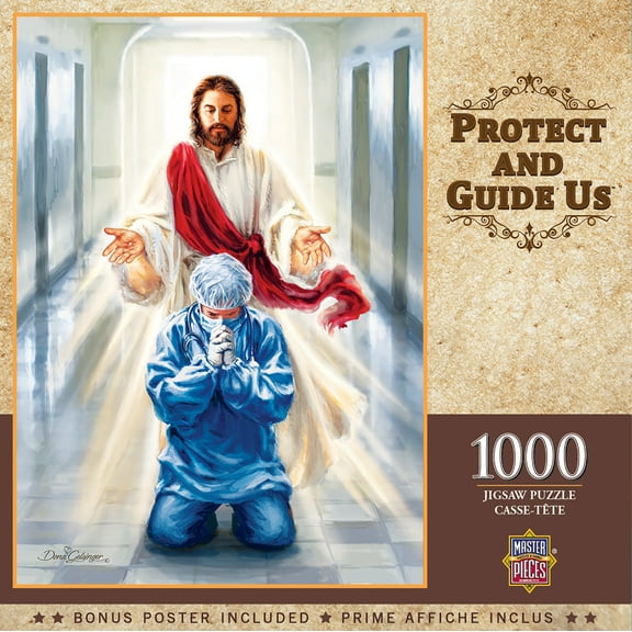 MasterPieces 1000 Piece Jigsaw Puzzle - Protect & Guide Us - 19.25"x26.75"