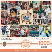 MasterPieces 1000 Piece Jigsaw Puzzle - Rockwell Collage - 19.25"x26.75"