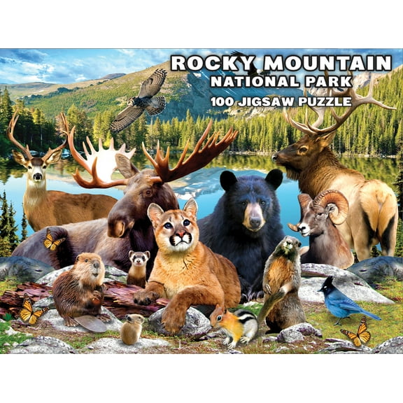 MasterPieces 100 Piece Jigsaw Puzzle - Rocky Mountain National Park