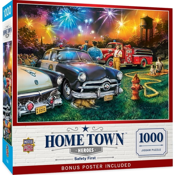 MasterPieces 1000 Piece Jigsaw Puzzle - Safety First - 19.25"x26.75"