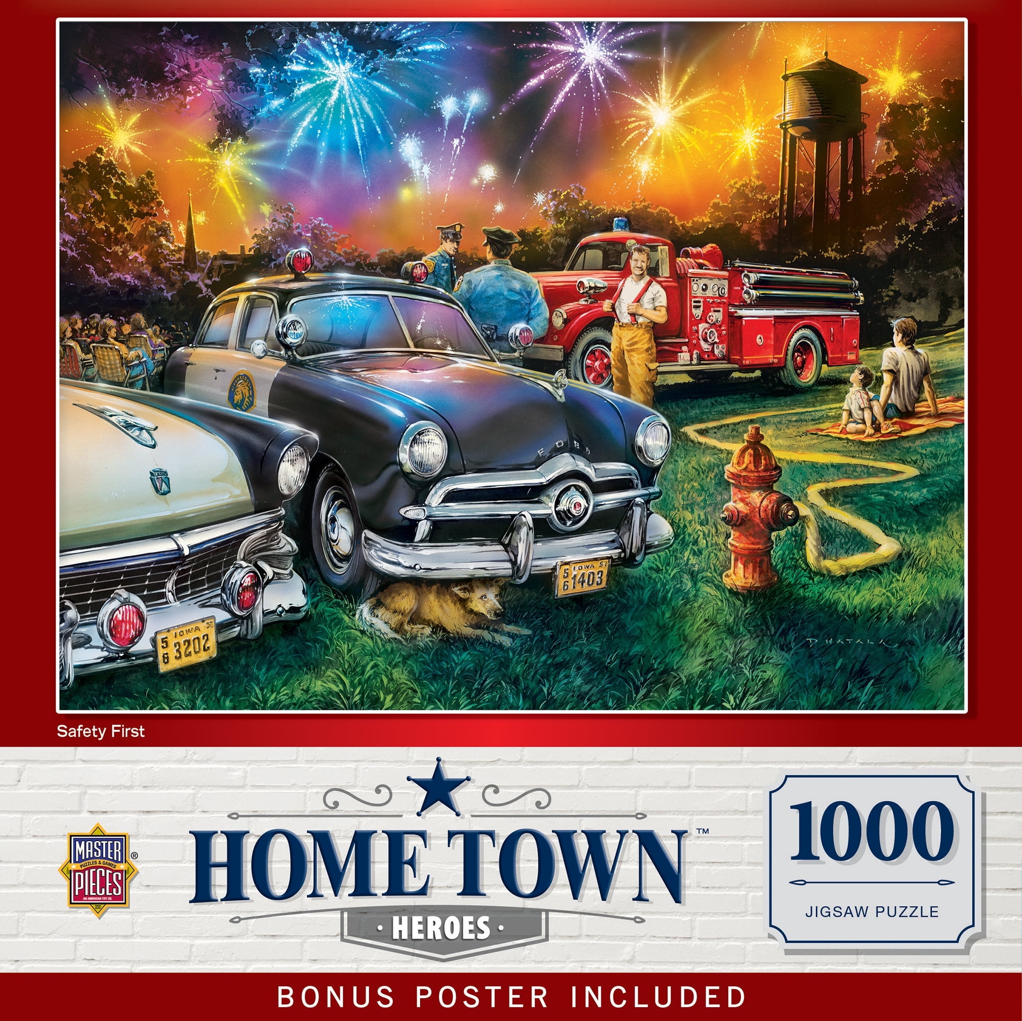 Hometown Heroes - Fire and Rescue 1000 Piece Puzzle