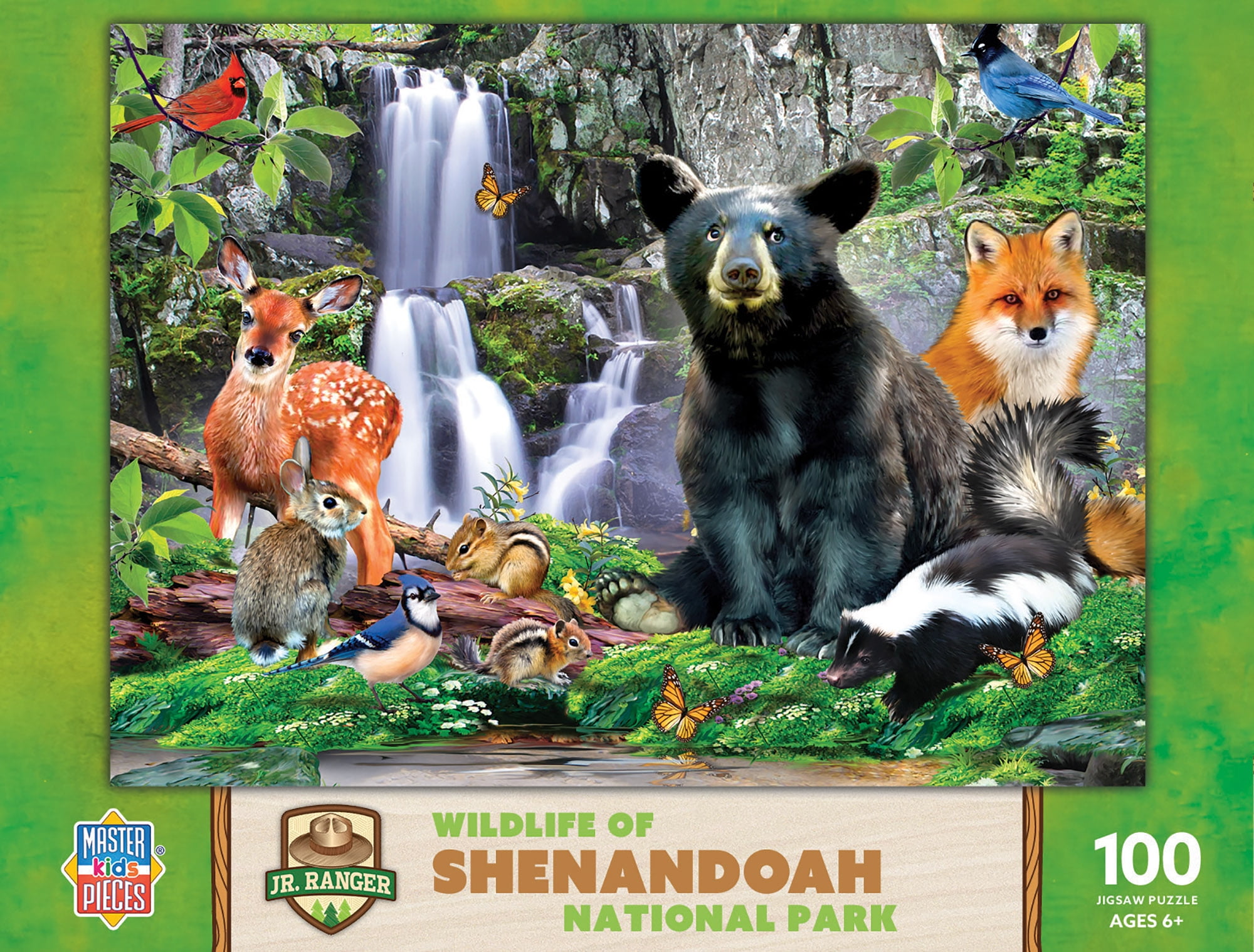 Nature Scene Wildlife Animal Jigsaw Puzzle - Choose From 110, 252, 520, Or 1014 Pieces For Family Fun